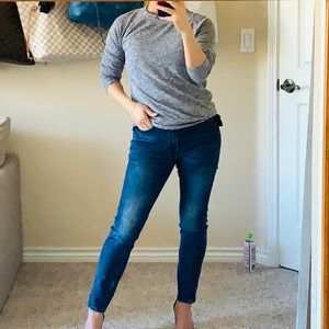 Aritzia Tna Ribbed Long Sleeve Top